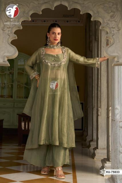 Anju fabrics HU 75033 indo western kurtis wholesale online